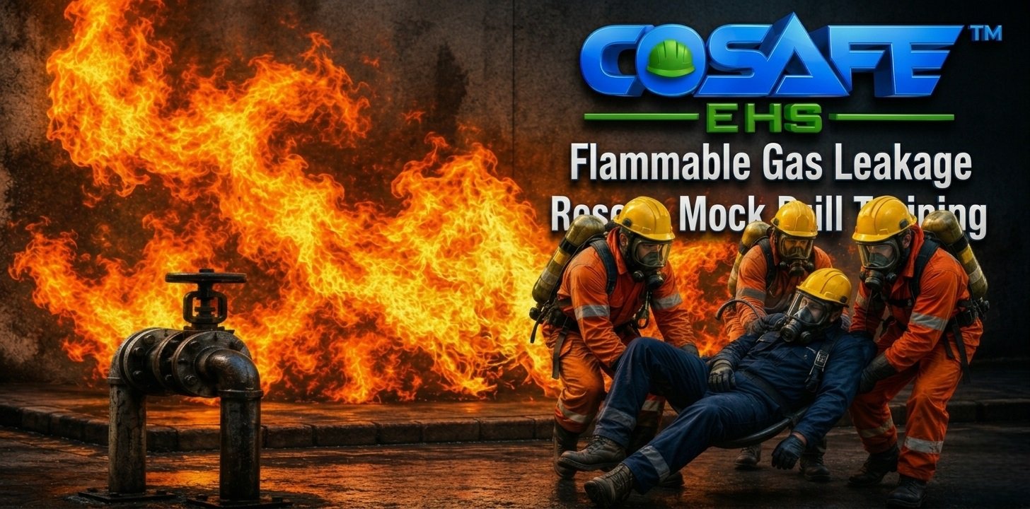 Flammable Gas Leakage Rescue Mock Drill Training